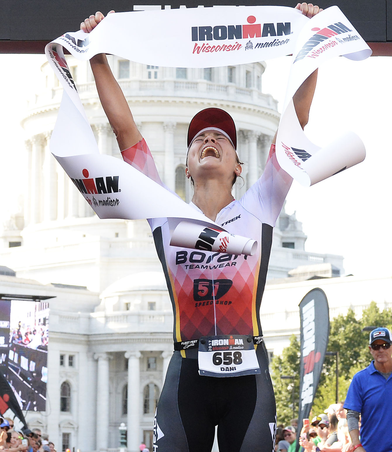 UW grad Dani Fischer wins women's IRONMAN Wisconsin